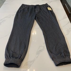 pants designer men’s athletic jeans look joggers L
